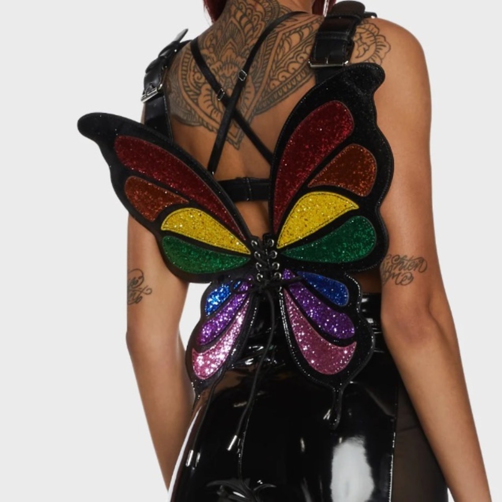 Brand new Rainbow Dolls Kill wings
